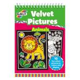 Set planse catifea, pentru colorat, 10 bucati, 21 x 15 cm, +4 ani Galt
